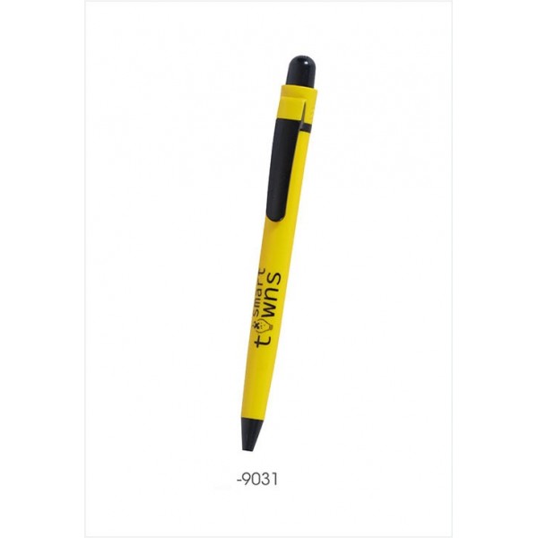 sp plastic pen colour with yellow and black